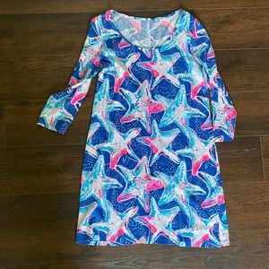 Lilly Pulitzer starfish dress size: Large.